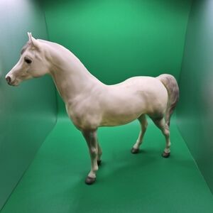 Elegant White Horse Figurine Breyer